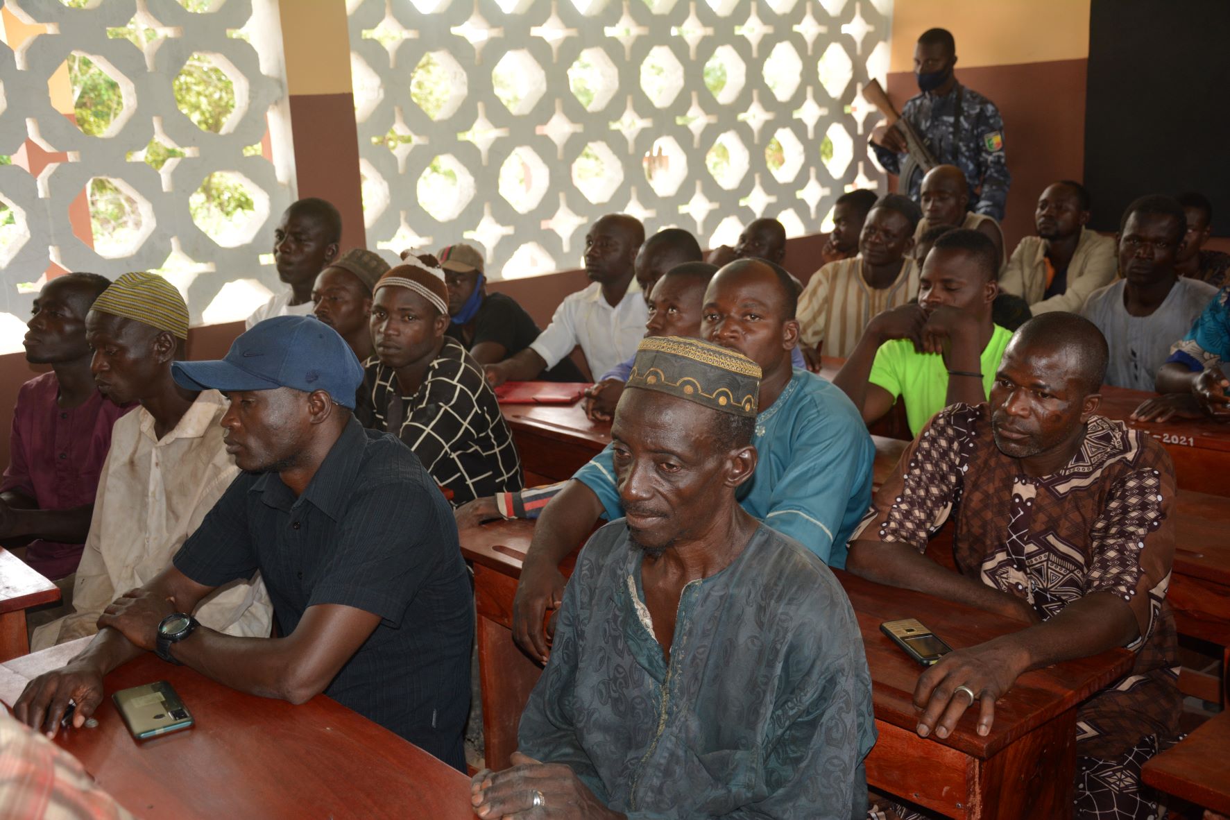SFB 2021, Inauguration de modules de salles de calsse et logements des enseignants dans le secteur frontaliers Ogamoin (Pèrèrè)