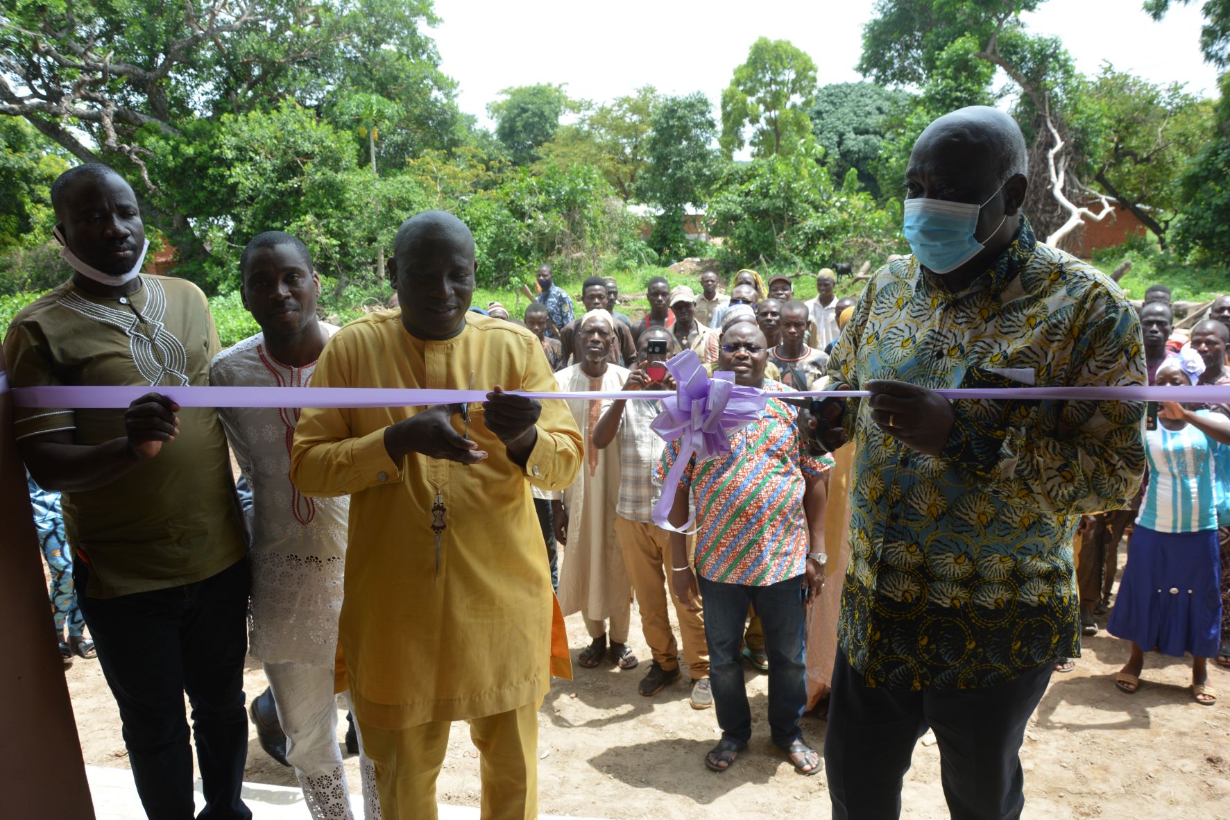 SFB 2021, Inauguration de modules de salles de calsse et logements des enseignants dans le secteur frontaliers Ogamoin (Pèrèrè)