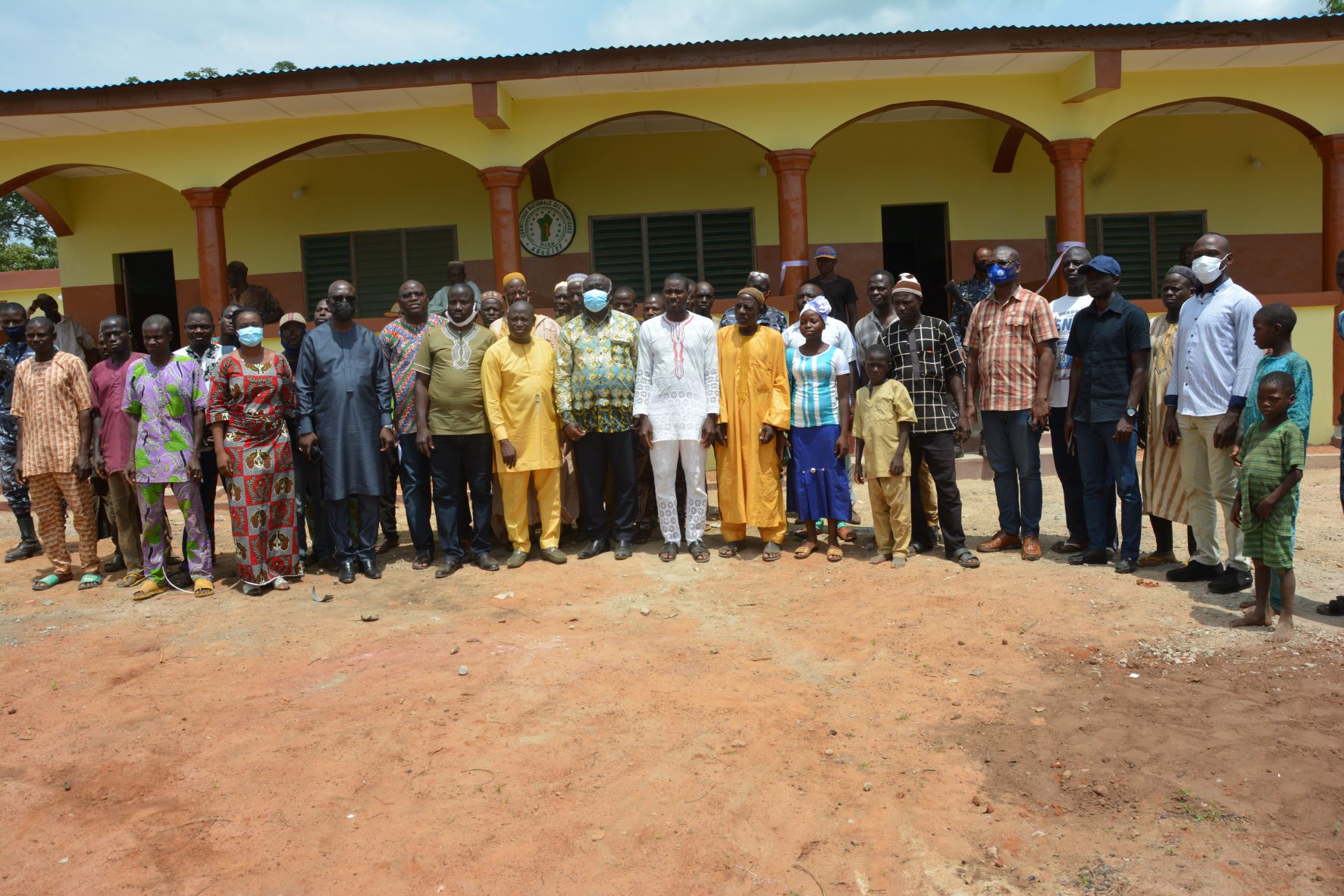 SFB 2021, Inauguration de modules de salles de calsse et logements des enseignants dans le secteur frontaliers Ogamoin (Pèrèrè)